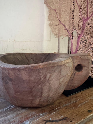 SanDahlia schaal Nepalese houten schaal