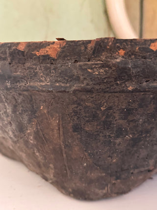 SanDahlia schaal Leem mand india zwart Leem mand india zwart