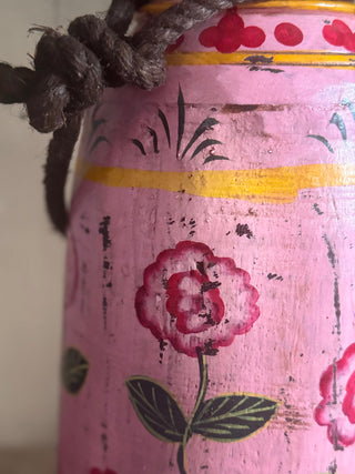 SanDahlia vaas Nepalese vaas hout L Nepalese vaas hout L