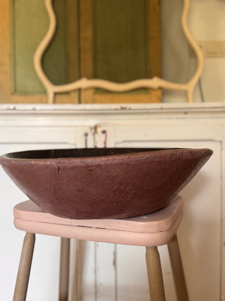 SanDahlia schaal Nepalese houten schaal roze Nepalese houten schaal roze