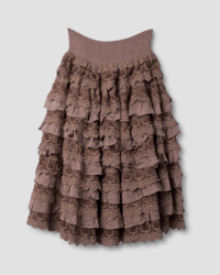 SanDahlia Rok One Size Ewa i Walla Rok Jinelle Organdie 22206 AW23 Nutmeg