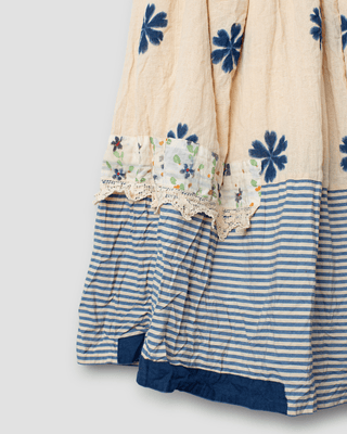 SanDahlia Rok Ewa i Walla rok Ingrid 22221 SS24 Blue Flower