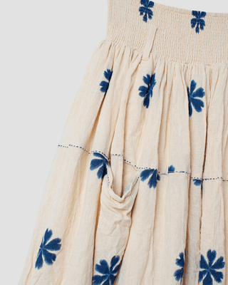 SanDahlia Rok Ewa i Walla rok Ingrid 22221 SS24 Blue Flower