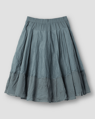 SanDahlia rok Ewa i Walla Rok Pirjo embroidered 222253 AW24 Storm blue