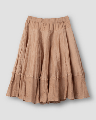 SanDahlia rok Ewa i Walla Rok Pirjo embroidered 222253 AW24 Taupe