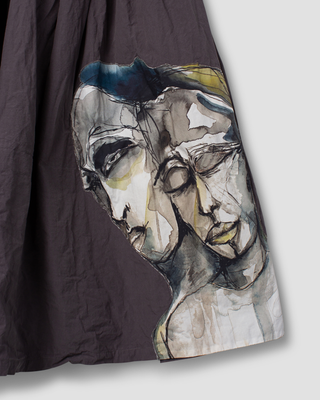 SanDahlia Rok Ewa i Walla rok cotton Maj-Gul 22282 AW25 peppercorn Ewa i Walla rok cotton Maj-Gul 22282 AW25 peppercorn