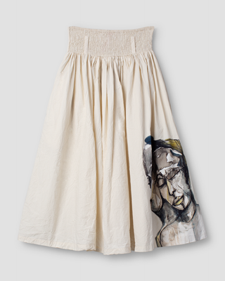 SanDahlia Rok Ewa i Walla rok cotton Maj-Gul 22282 AW25 bone Ewa i Walla rok cotton Maj-Gul 22282 AW25 bone