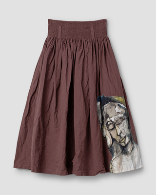 SanDahlia Rok Ewa i Walla rok cotton Maj-Gul 22282 AW25 peppercorn Ewa i Walla rok cotton Maj-Gul 22282 AW25 peppercorn