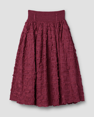 SanDahlia Rok Ewa i Walla rok organdie patch Solvig 22299 AW25 dark plum Ewa i Walla rok organdie patch Solvig 22299 AW25 dark plum