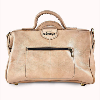 Doenya Leather Fashion Leren tas 'Petit': Ivoor Leren tas 'Petit': Ivoor