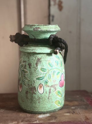 SanDahlia vaas Nepalese vaas Lalita india S groen Nepalese vaas Lalita india S groen