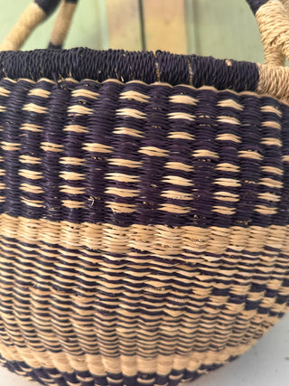 SanDahlia tassen Mand natuur rond groot Mand natuur rond groot