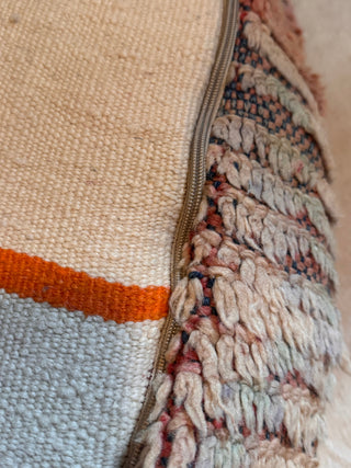 SanDahlia Kussens Poef roze vintage kelim Poef roze vintage kelim