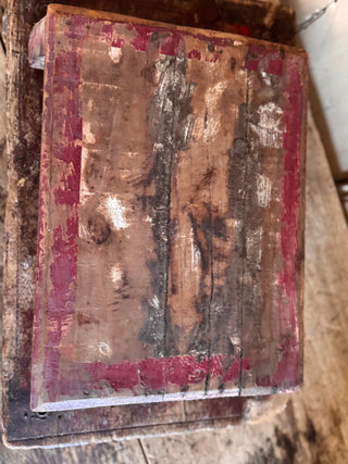 SanDahlia dienblad Handgemaakt houten serveer tafeltje S Handgemaakt houten serveer tafeltje S