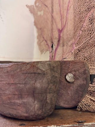 SanDahlia schaal Nepalese houten schaal