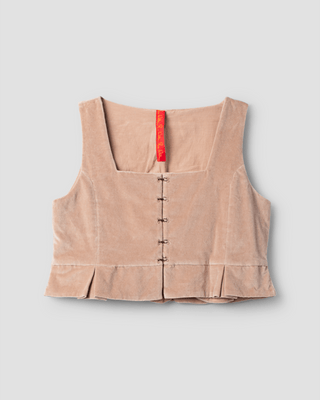 SanDahlia vest Ewa i Walla Vest Eljana 33380 AW24 Taupe