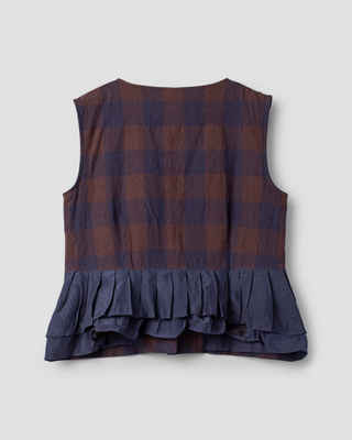 SanDahlia vest Ewa i Walla Vest Zalina 33384 AW24 checked