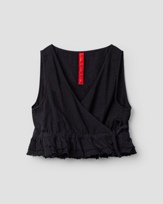 SanDahlia vest Ewa i Walla vest top linen Connie 33387 SS25 soft jade Ewa i Walla vest top linen Connie 33387 SS25 soft jade