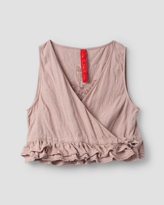 SanDahlia vest Ewa i Walla vest top linen Connie 33387 SS25 pale mauve Ewa i Walla vest top linen Connie 33387 SS25 pale mauve