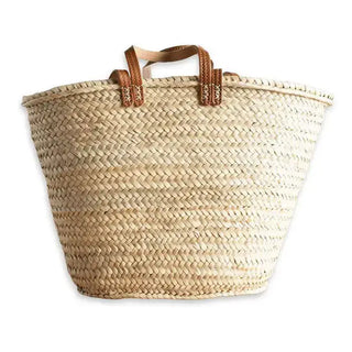 Melecraft French Market Basket - Strozak handgemaakt met leer French Market Basket - Strozak handgemaakt met leer