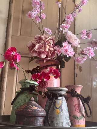 SanDahlia vaas Nepalese vaas Lalita india S groen Nepalese vaas Lalita india S groen