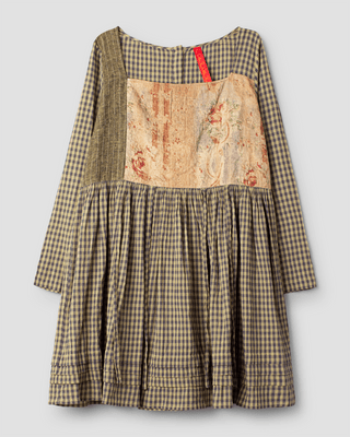 SanDahlia tuniek Ewa i Walla tunic Tess checked cotton 44113 SS24 Original