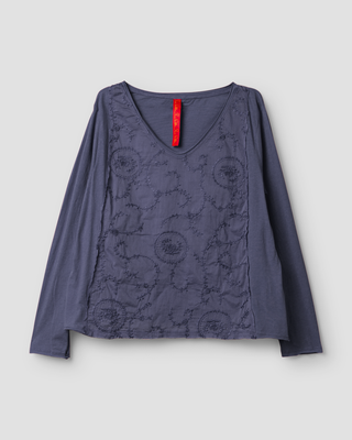 SanDahlia Shirts & Tops Ewa i Walla Shirt jersey Bindy 44147 SS25 blue Ewa i Walla Shirt jersey Bindy 44147 SS25 blue