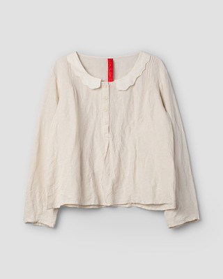 SanDahlia blouse Ewa i Walla blouse linen viscose Idun 44153 AW25 peppercorn Ewa i Walla blouse linen viscose Idun 44153 AW25 peppercorn