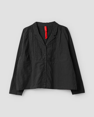 SanDahlia blouse Ewa i Walla blouse cotton Lisen 44157 AW25 graphite Ewa i Walla blouse cotton Lisen 44157 AW25 graphite