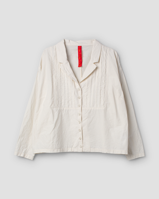 SanDahlia blouse Ewa i Walla blouse cotton Lisen 44157 AW25 bone Ewa i Walla blouse cotton Lisen 44157 AW25 bone