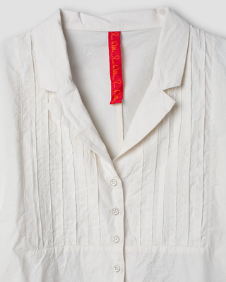 SanDahlia blouse Ewa i Walla blouse cotton Lisen 44157 AW25 bone Ewa i Walla blouse cotton Lisen 44157 AW25 bone