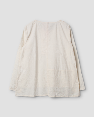 SanDahlia blouse Ewa i Walla blouse cotton Ofelia 44161 AW25 bone Ewa i Walla blouse cotton Ofelia 44161 AW25 bone