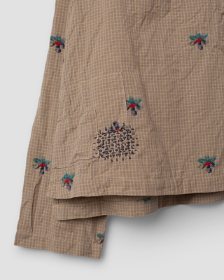 SanDahlia blouse Ewa i Walla blouse checked Sussie 44166 AW25 graphite Ewa i Walla blouse checked Sussie 44166 AW25 graphite