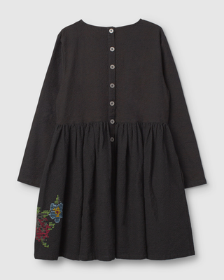 SanDahlia jurk Ewa i Walla tunic  cotton wool Leonora 44176 AW25 checked Ewa i Walla tunic  cotton wool Leonora 44176 AW25 checked