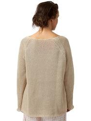 SanDahlia Shirts & Tops Ewa i Walla Trui Knitted Linen 44845 SS22 Beige