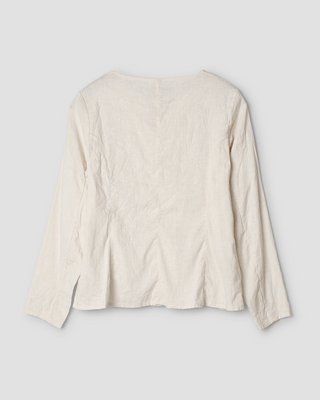 SanDahlia Blusen & Tunika Ewa i Walla Blouse Vinda Linen 44927 AW23 Dust Pink