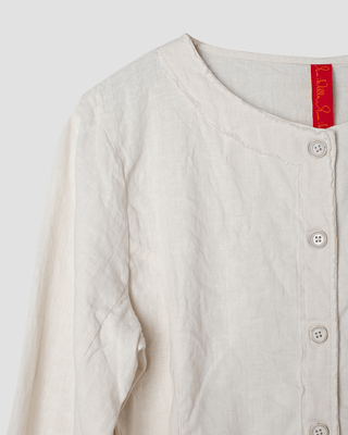 SanDahlia Blusen & Tunika Ewa i Walla Blouse Vinda Linen 44927 AW23 Dust Pink