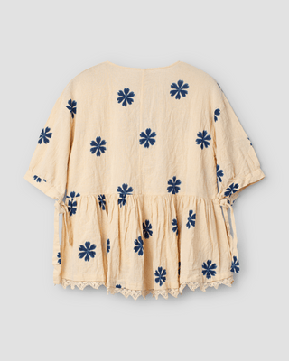 SanDahlia Ewa i Walla blouse Gunborg 44956 SS24 Blue Flower