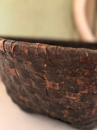 SanDahlia schaal Leem mand india zwart Leem mand india zwart