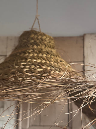 SanDahlia hanglamp Hanglamp rieten Lampenkap Hanglamp rieten Lampenkap