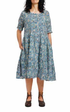 SanDahlia Kleider Ewa i Walla Jurk Voile 55735 SS22 Light Blue