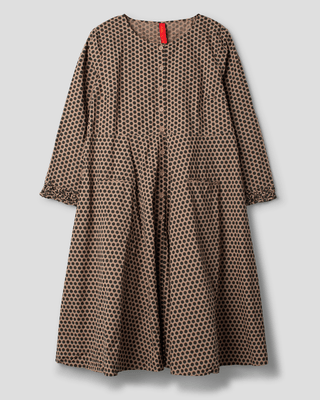 SanDahlia Kleider Ewa i Walla Kleid Filippa Cotton 55807 AW23 Walnut