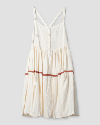 SanDahlia Kleider Ewa i Walla Jurk Austine Linen 55822 AW23 Cream