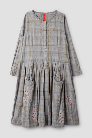 SanDahlia jurk Ewa i Walla jurk Roberta patch 55874 AW24 Original