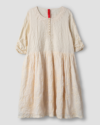 SanDahlia jurk Ewa i Walla dress embroidered voile Josefina 55891 SS25 cream Ewa i Walla dress embroidered voile Josefina 55891 SS25 cream