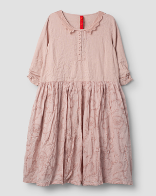 SanDahlia jurk Ewa i Walla dress embroidered voile Josefina 55891 SS25 pale mauve Ewa i Walla dress embroidered voile Josefina 55891 SS25 pale mauve