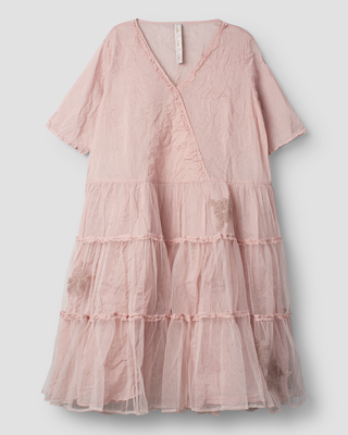 SanDahlia jurk Ewa i Walla dress tulle Alberta 55897 SS25 pale mauve Ewa i Walla dress tulle Alberta 55897 SS25 pale mauve