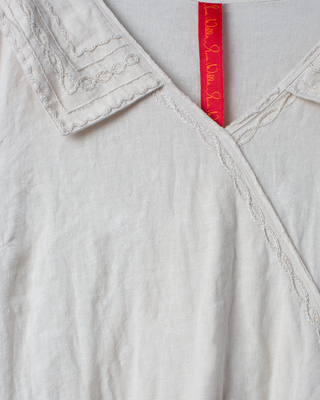 SanDahlia jurk Ewa i Walla dress linen Clary 55900 SS25 bone Ewa i Walla dress linen Clary 55900 SS25 bone