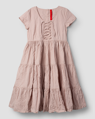 SanDahlia jurk Ewa i Walla dress cotton Ghana 55903 SS25 pale mauve Ewa i Walla dress cotton Ghana 55903 SS25 pale mauve