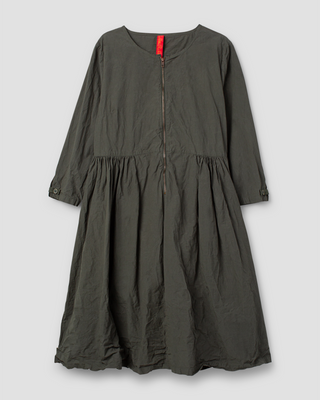 SanDahlia jurk Ewa i Walla dress cotton Alicia 55913 AW25 forest green Ewa i Walla dress cotton Alicia 55913 AW25 forest green